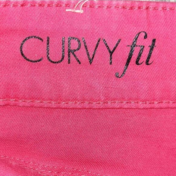 🌴ANN TAYLOR CURVY FIT PINK JEANS 8P - Picture 3 of 3